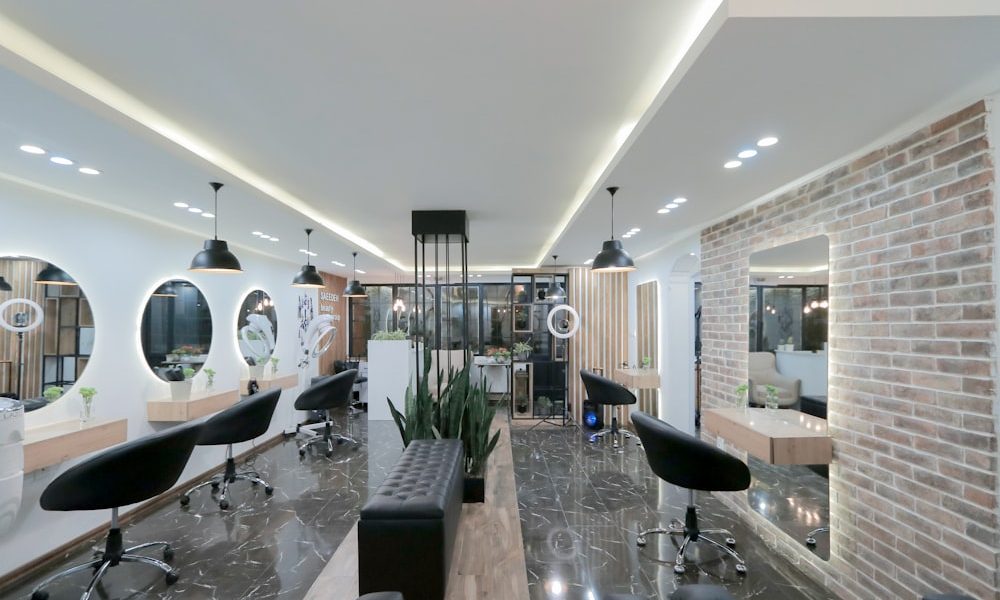 Blush N Curls salon interior